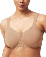 Sujetador sin costuras, cómodo y sin aros con cuello en V (OFERTA 2X1)