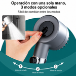 Cabezal de Ducha con Filtro – Elimina Cal, Cloro y Metales con Tecnología Iónica