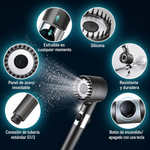 Cabezal de Ducha con Filtro – Elimina Cal, Cloro y Metales con Tecnología Iónica