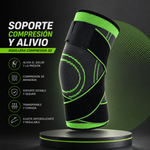 Rodillera Compresiva 3D Soporte y Alivio Inmediato Ajuste Antideslizante